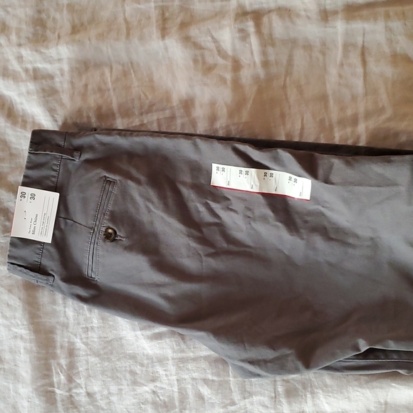 Men's Goodfellow Grey Slim Chino 30W×30L - Picture 2 of 4